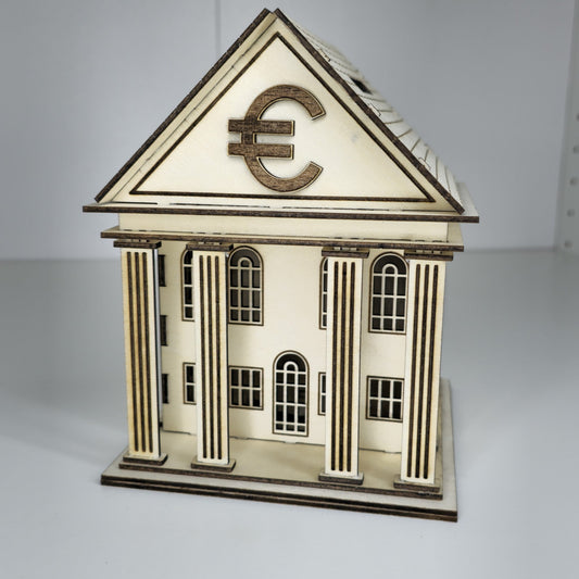 Dekorasjon - kasse bank