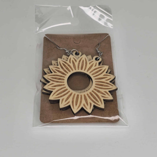 Øredobber - solsikke