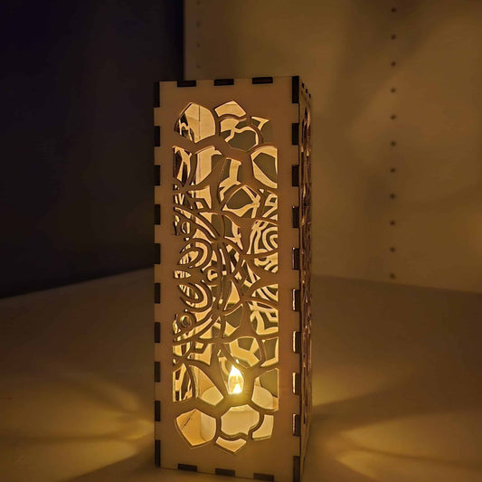 Decorativ lampe ornament blokk