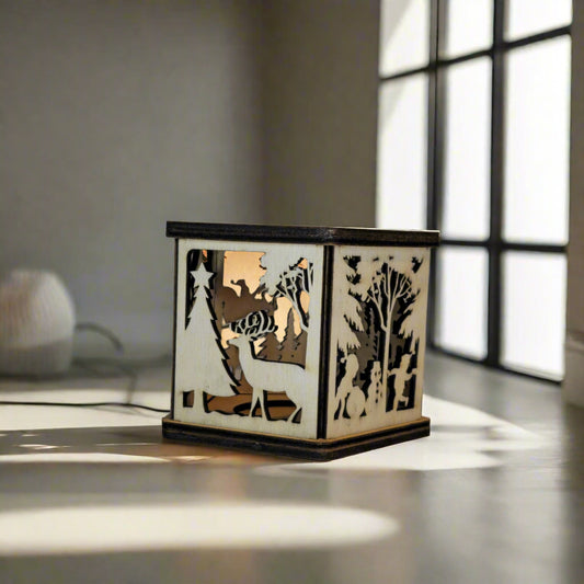 Decorativ lampe - seks sider med lys og magi